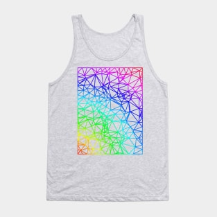 Gradient Color Mesh Tank Top